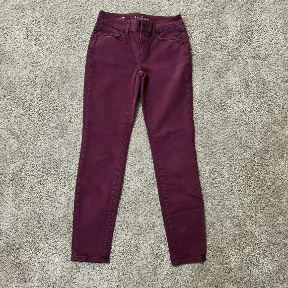 White House Black Market The Mid Rise Skinny Ankle Jeans Stretch Comfort Size 00 - Picture 1 of 10